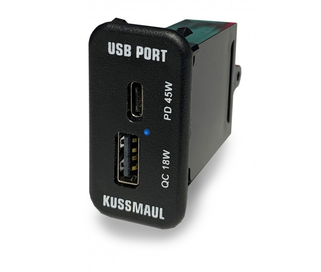 Dual Port USB-C & USB-A NGR